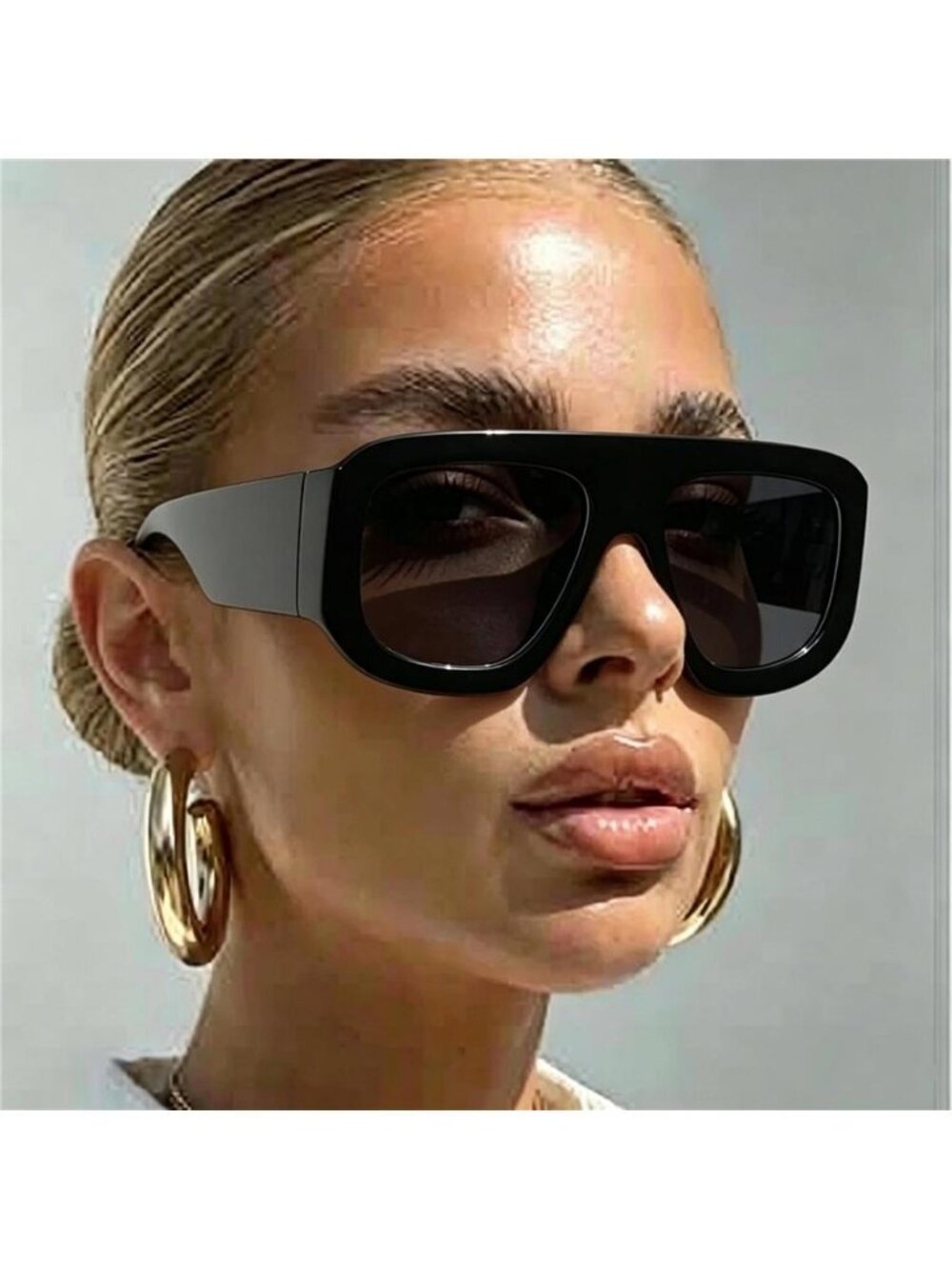 Retro Oversized Square Sunglasses